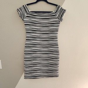 Y2K Brat Star 3D knit bodycon pencil dress